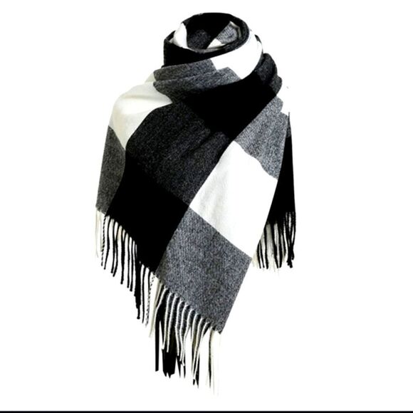 Steve Madden Scarf Buffalo Plaid - Picture 1 of 4